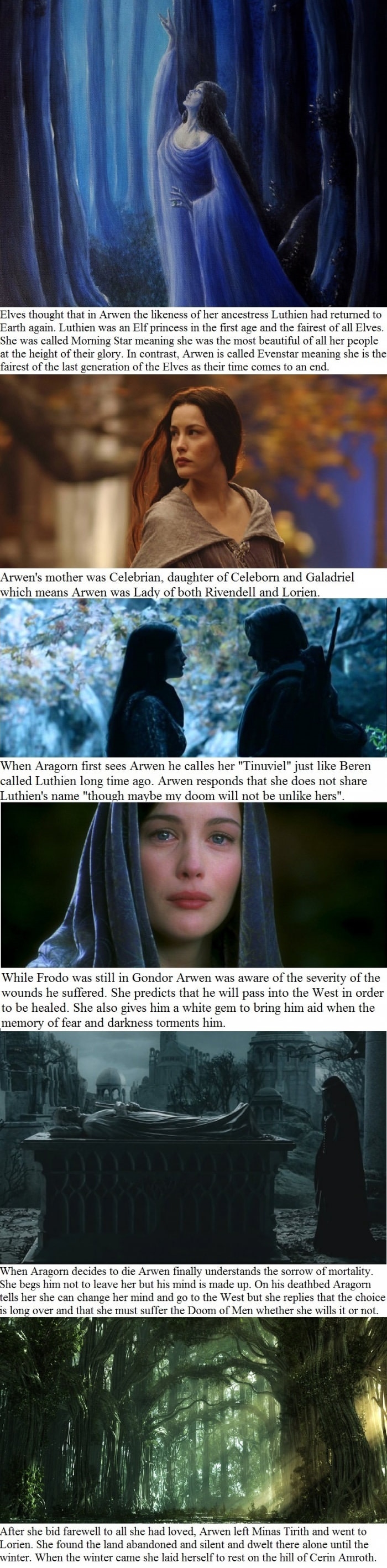 6 Arwen facts