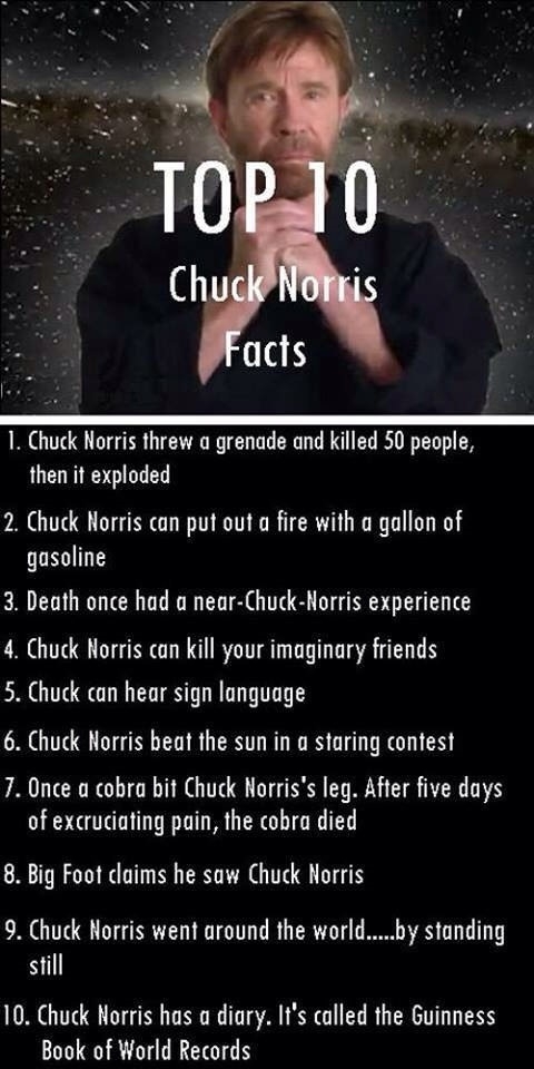 Nobody is better than Chuck Norris