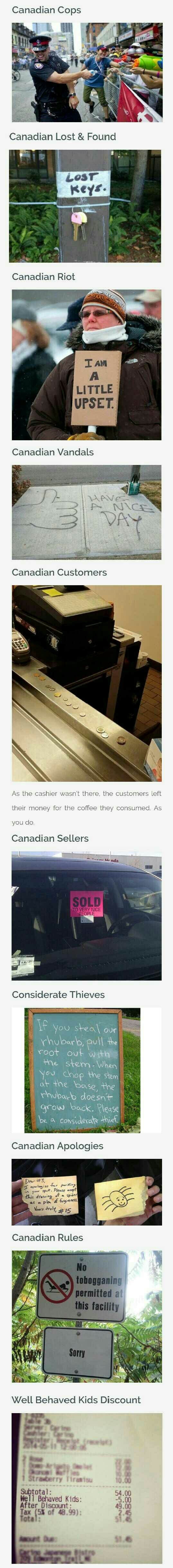 Just Canadian things