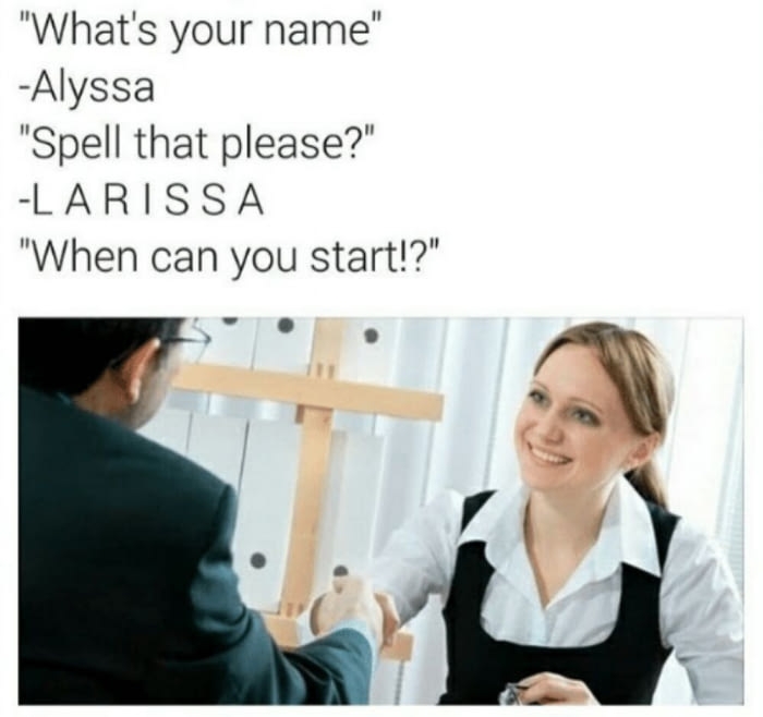 At the Starbucks job interview
