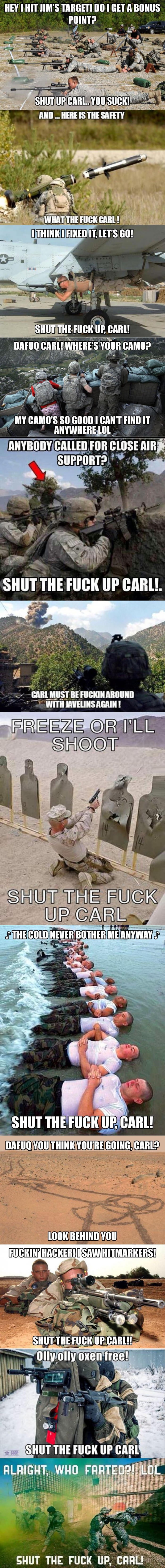 S**t! It's Carl again!