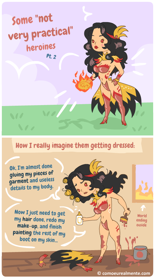 Not very practical heroines