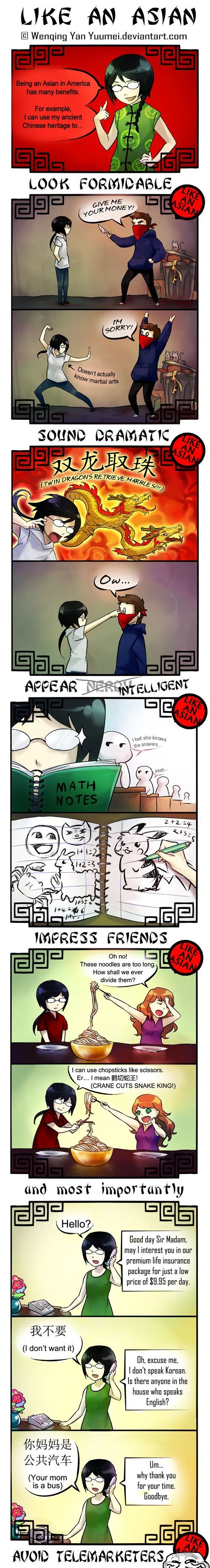 Like an asian