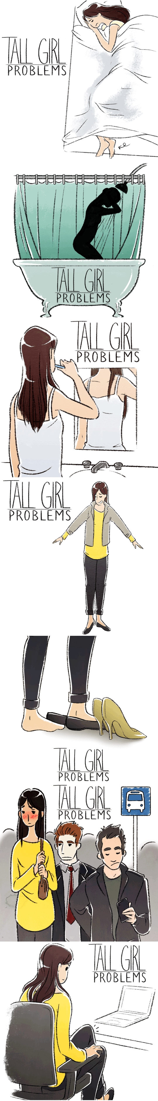 Tall girl problems