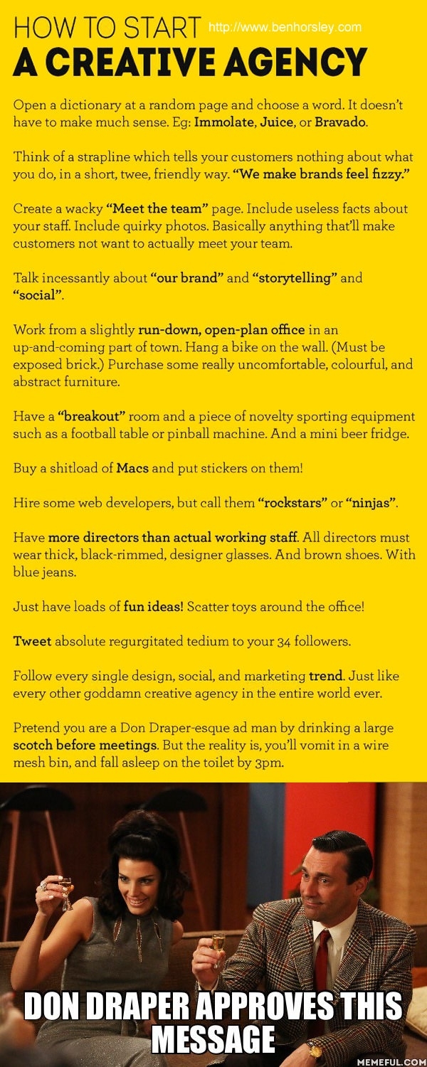 How to start a creative agency