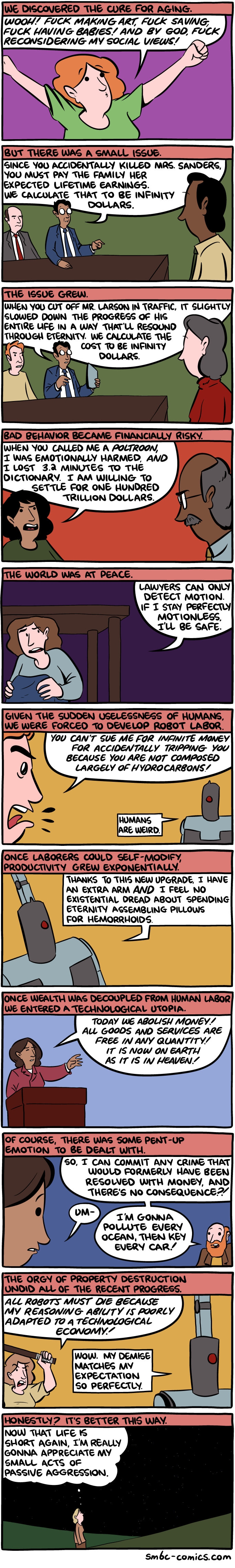 Immortality is great until other people have it