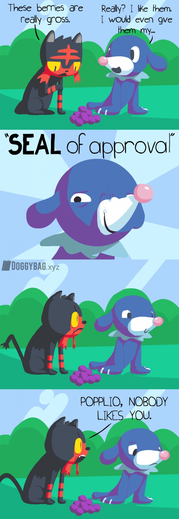 Popplio's berries