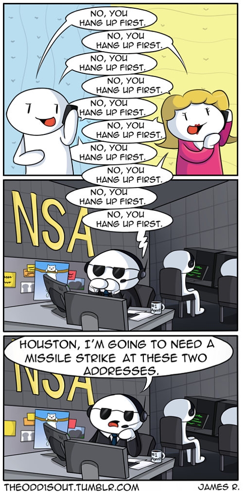 Normal day at NSA