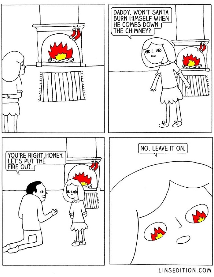 Why don't we just leave out some cookies instead