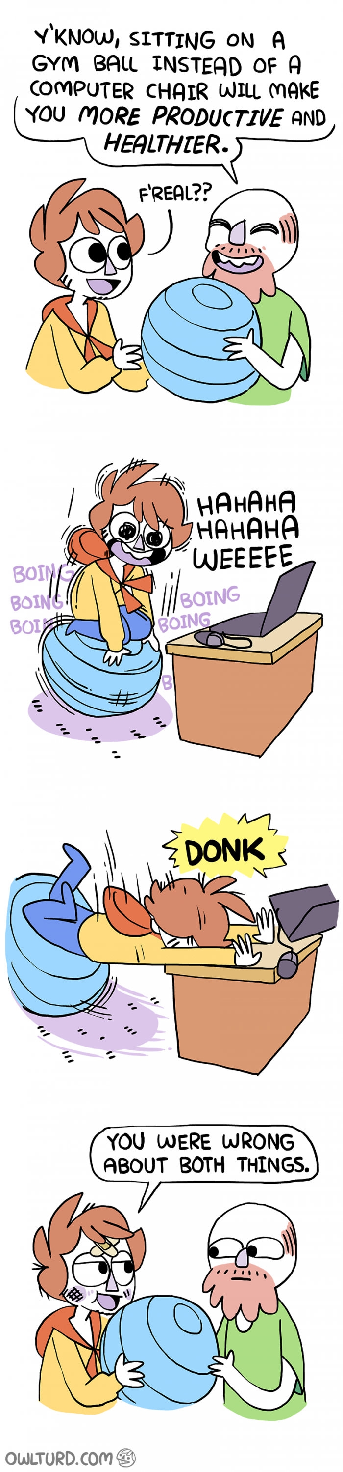 These balls are exhausting