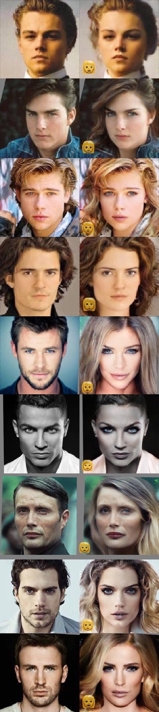 FaceApp-ing celebs