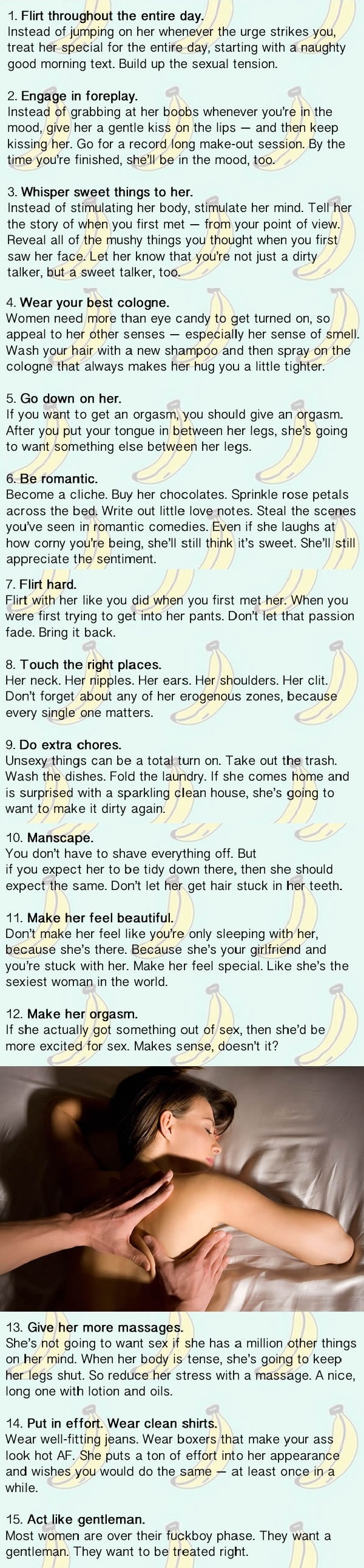 If men actually did these things, women would want s*x all the time