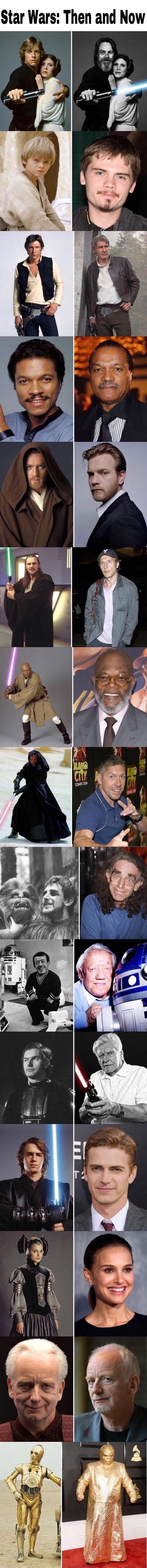 Star Wars now and then