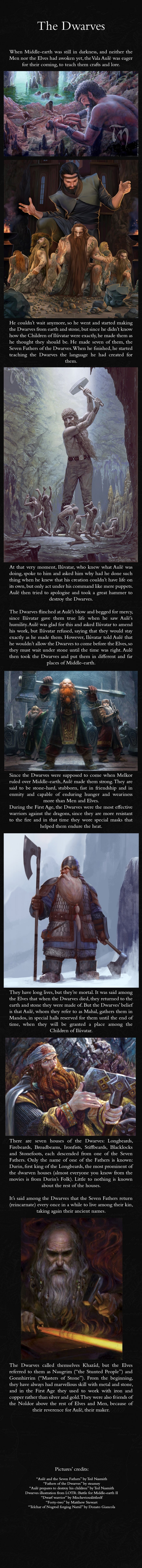 Dwarves - J.R.R. Tolkien's Mythology