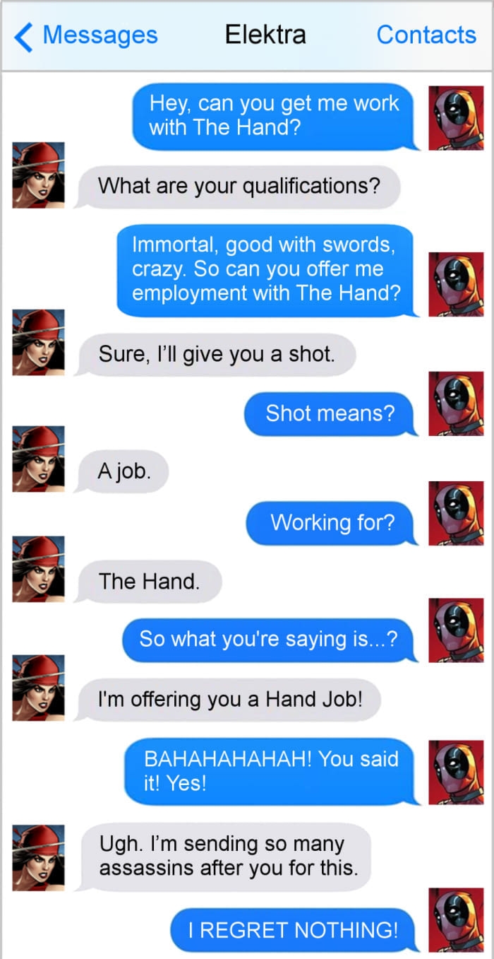 Deadpool is bada**