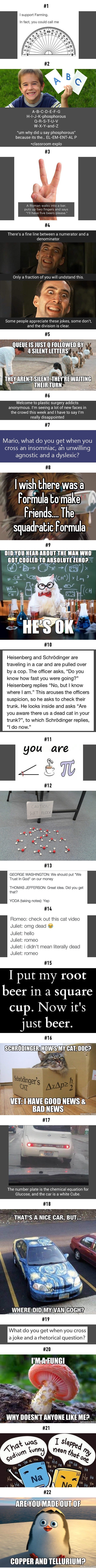You're pretty smart if you get these jokes