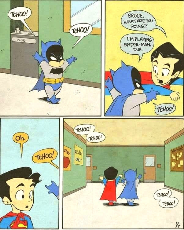 Batman being funny