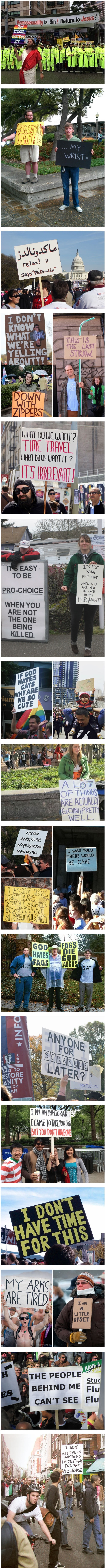 People who wonderfully trolled protesters