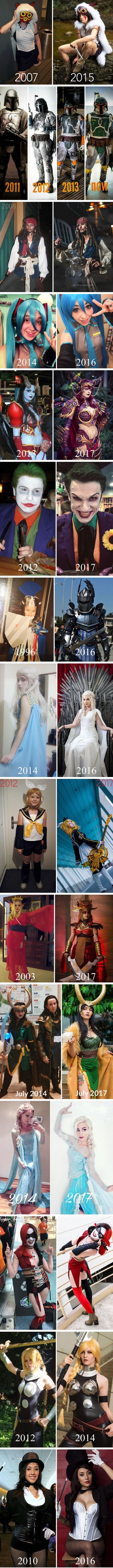 Cosplayers share how their styles evolved over the years