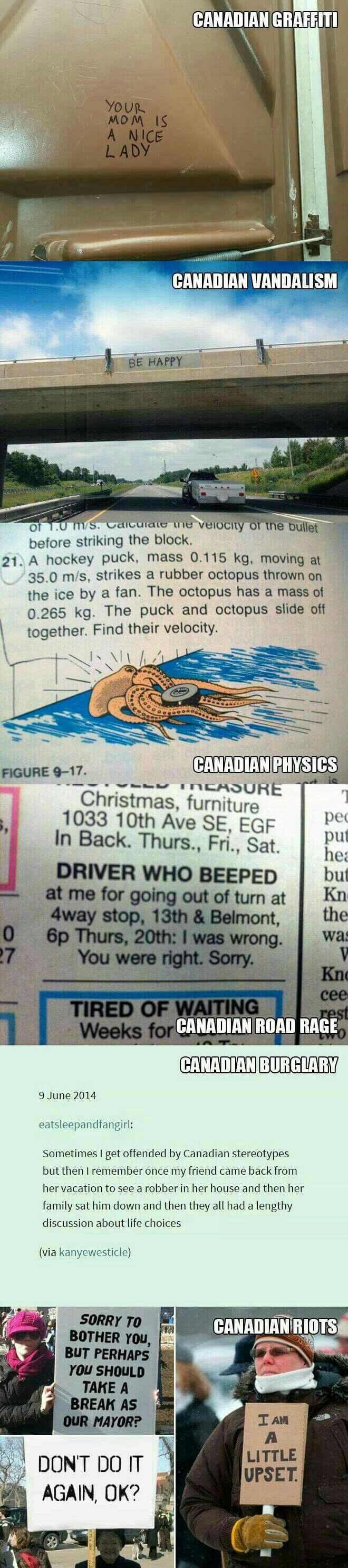 Just Canadian things