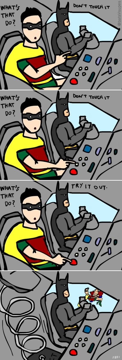 Never annoy Batman