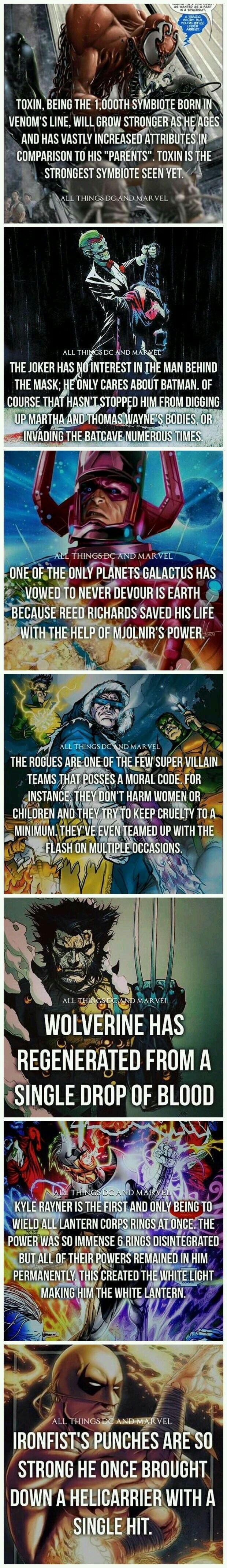 Superhero facts