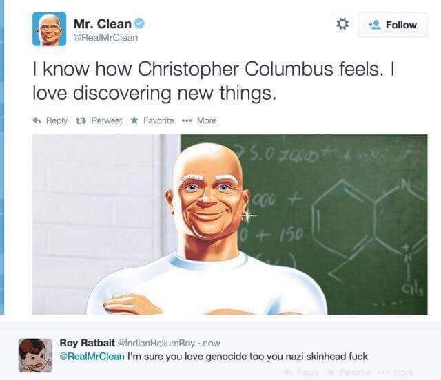 Mr. Clean, likes it dirty