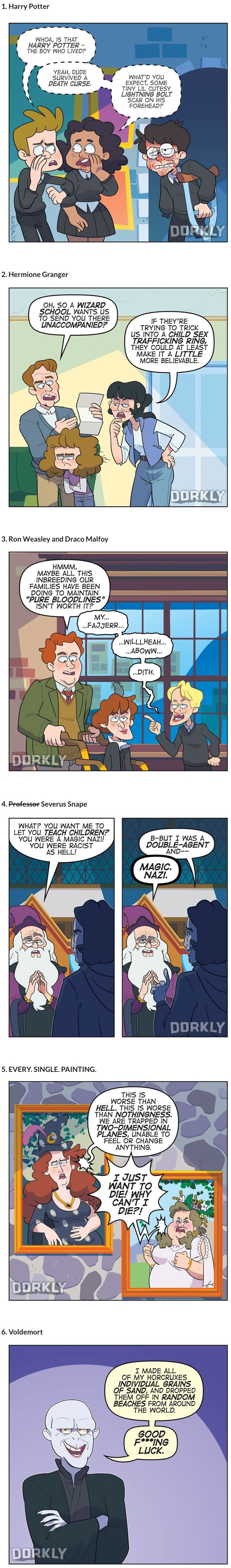 If Harry Potter characters were more realistic