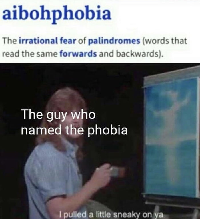 Aibohphobia