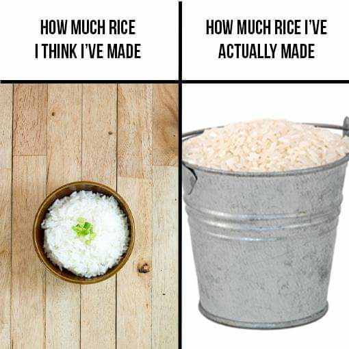 How much rice?