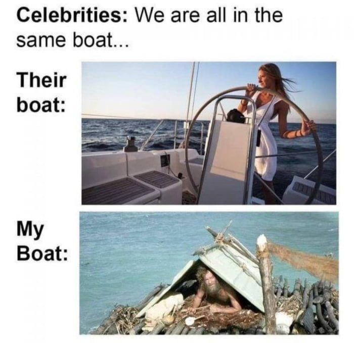 All in the same boat