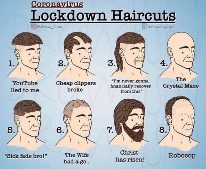 Coronavirus lockdown haircuts