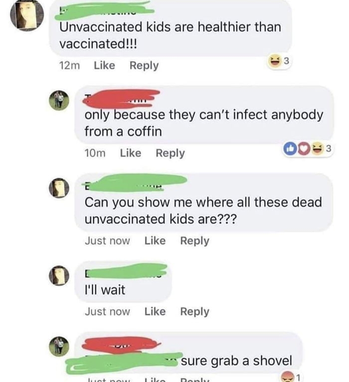 Unvaccinated kids