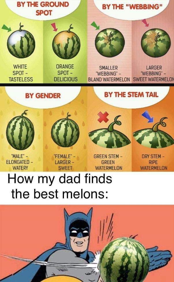 How to pick a watermelon