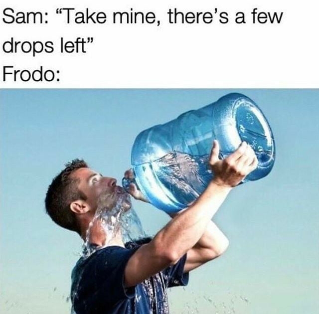 There's a few drops left
