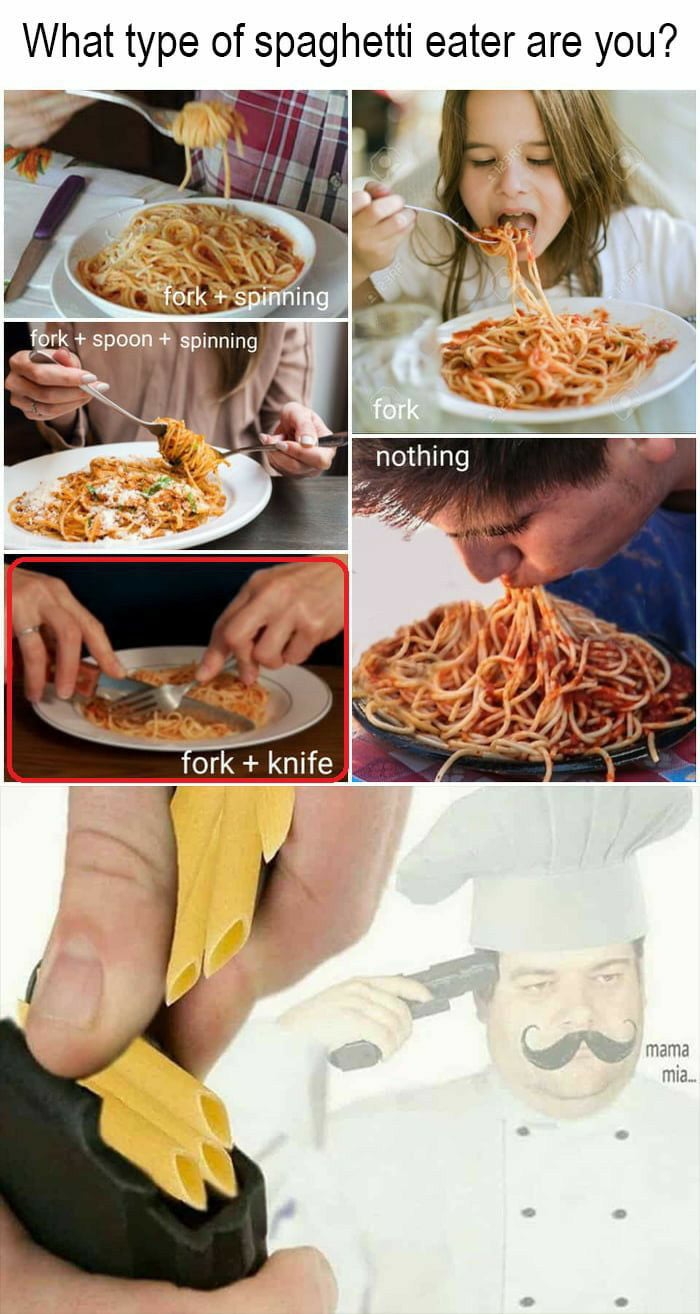 What type of spaghetti eater are you?