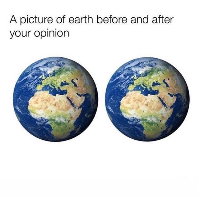 Your opinion
