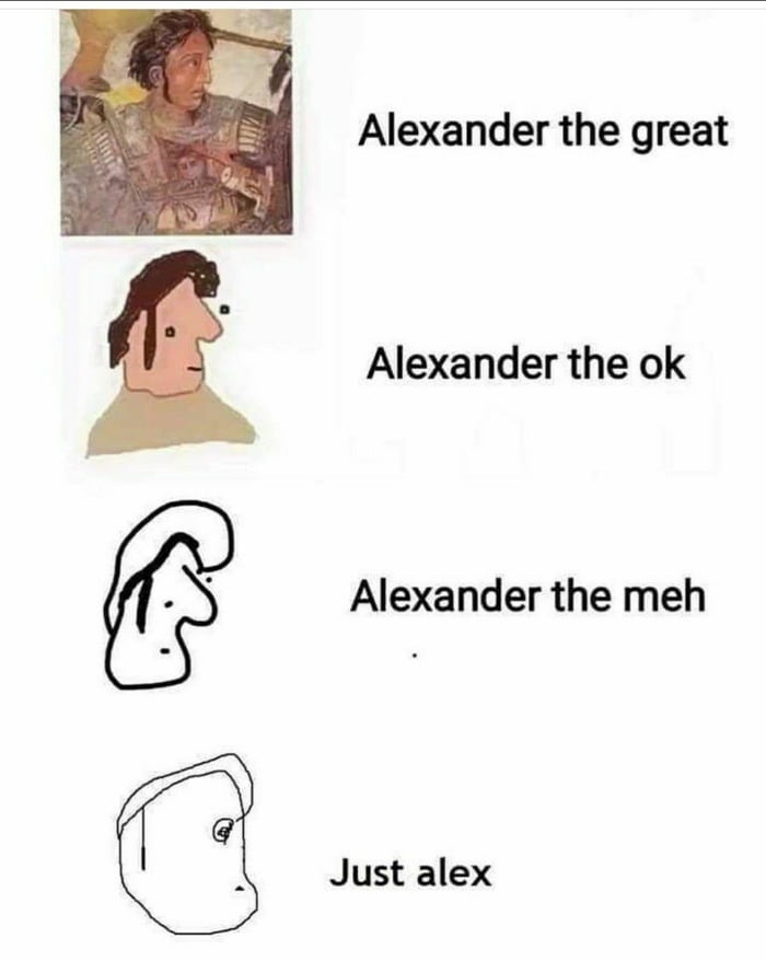 Alexander the confused