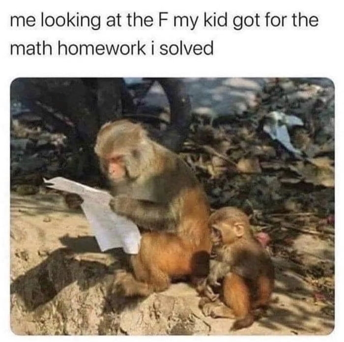 Helping kid with his homework