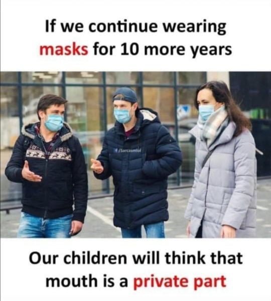 If we continue wearing masks