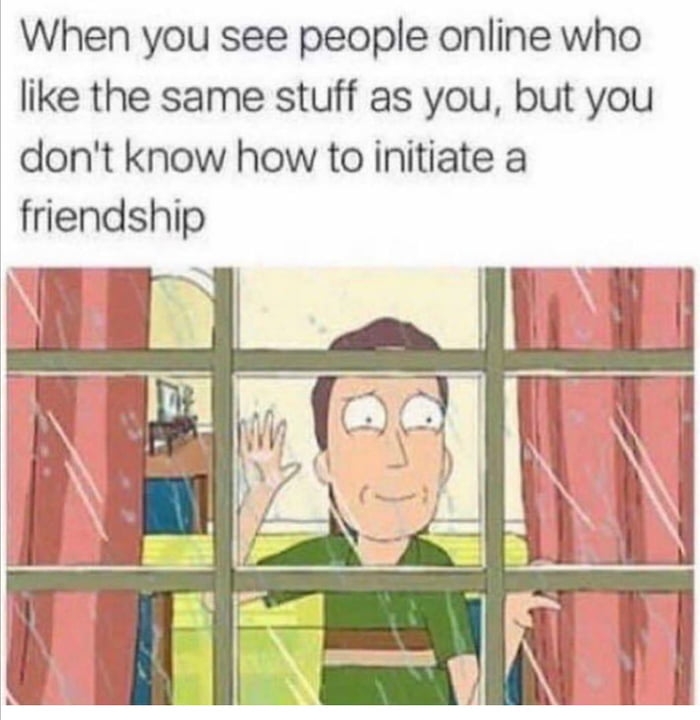 When you see people online