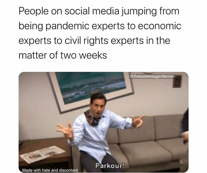 People on social media during lockdown