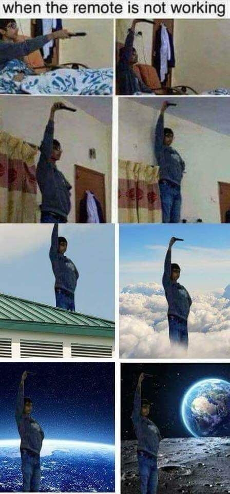 When the remote is not working