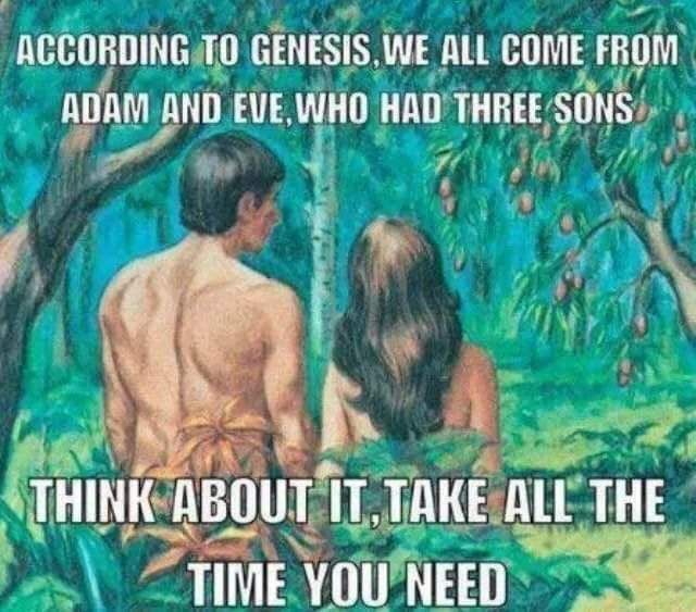 According to Genesis