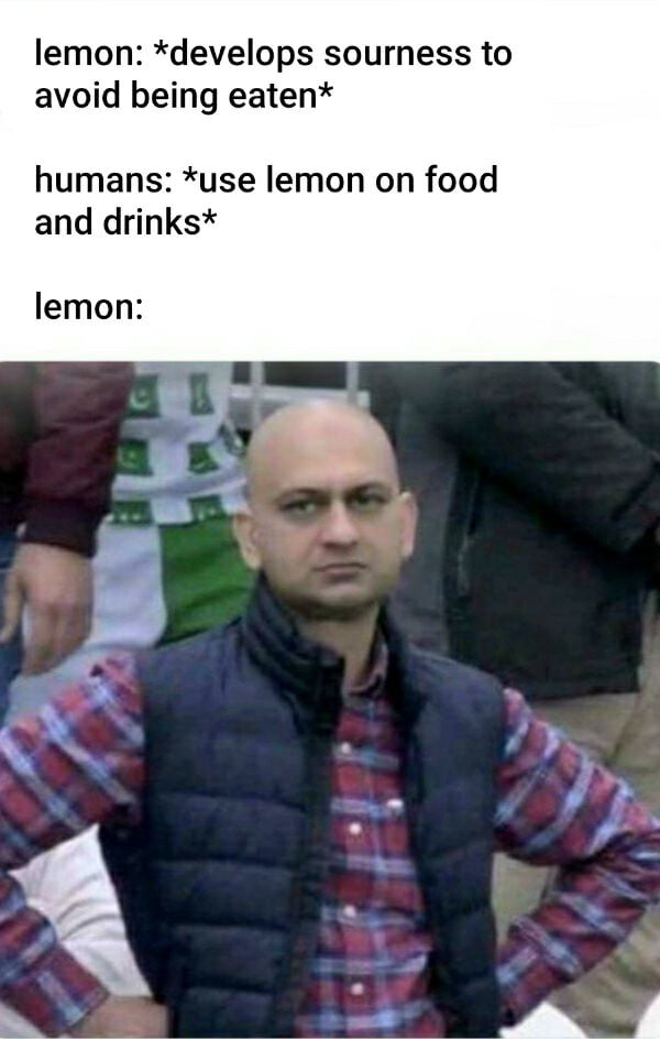 Eating lemons