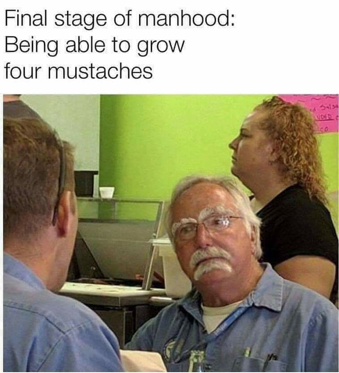Final stage of manhood