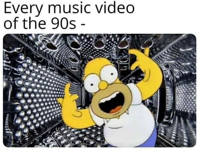 Music videos in the 90's