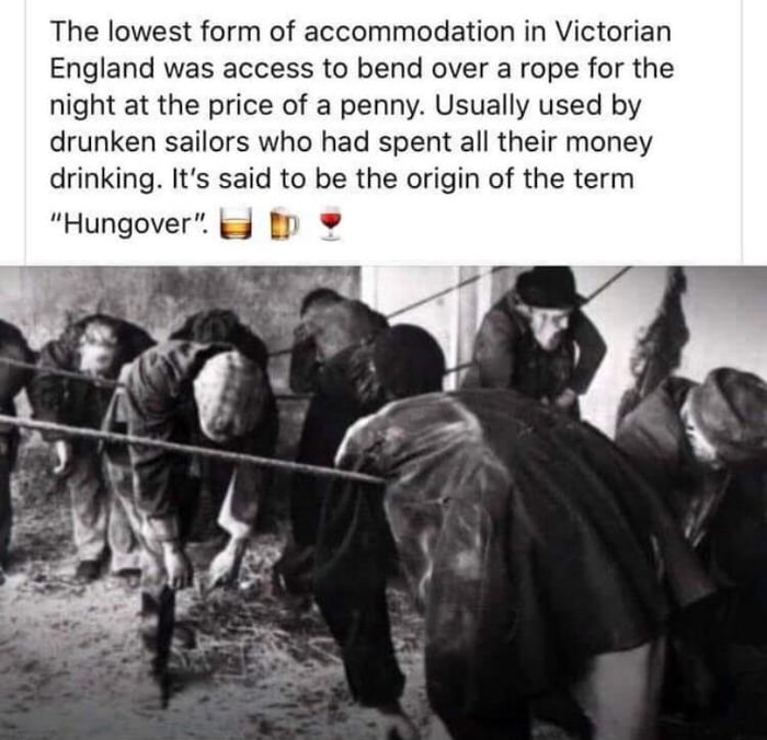 Origins of the term Hungover