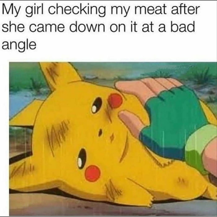 Checking if meat is okay