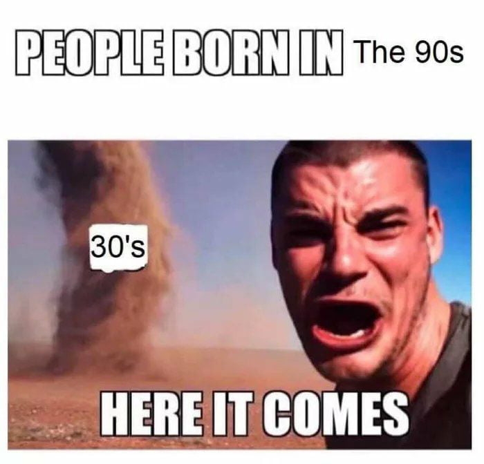 People born in the 90s